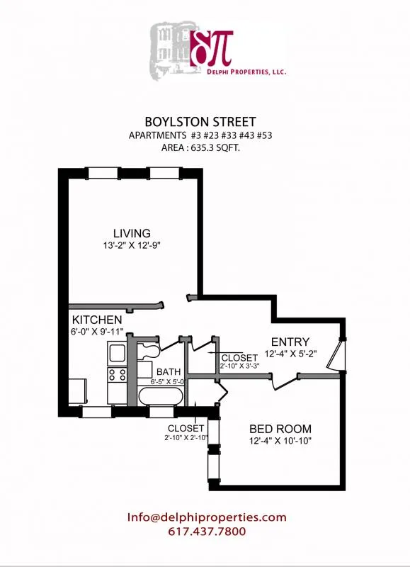 1 bed, 1 bath apartment for rent at 1197 Boylston St Unit 33, Fenway — photo 1 of 9