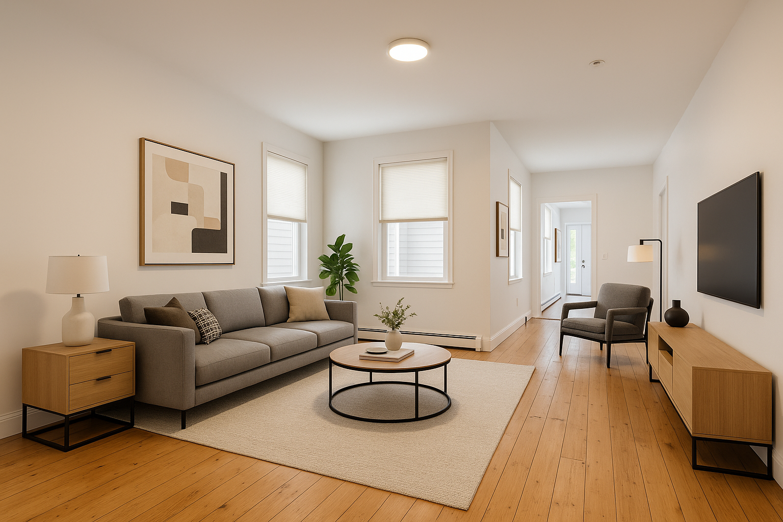 3 bed, 1 bath apartment for rent at 12 Creighton St Unit 2, Jamaica Plain — photo 2 of 8