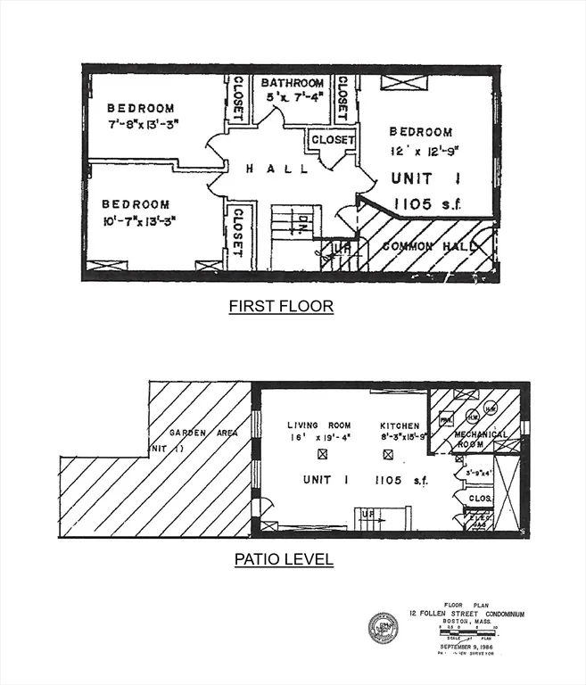 3 bed, 1 bath apartment for rent at 12 Follen St Unit One, Back Bay — photo 13 of 13