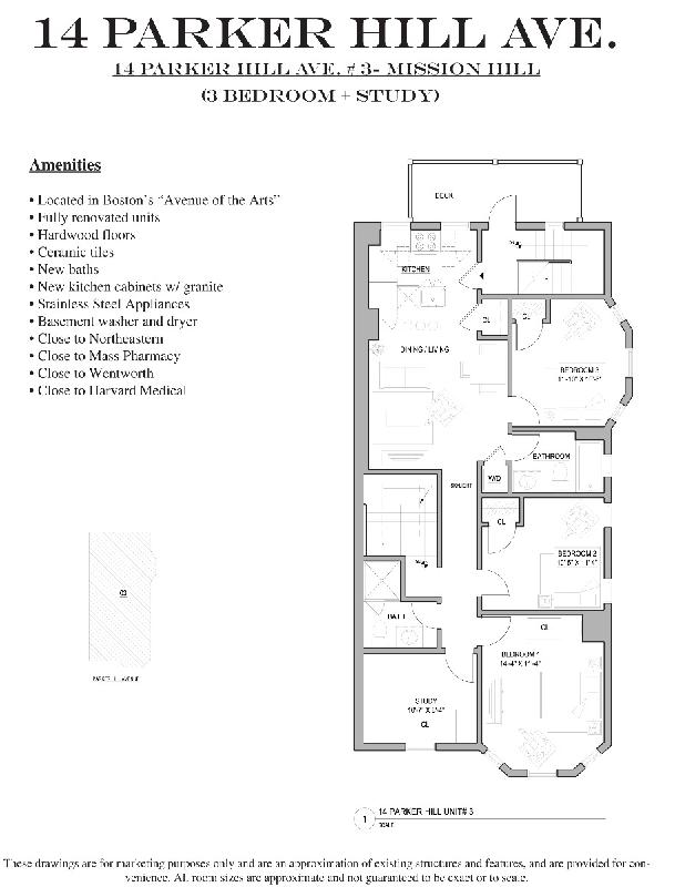 4 bed, 2 bath apartment for rent at 12 Parker Hill Ave Unit 3, Mission Hill — photo 14 of 14