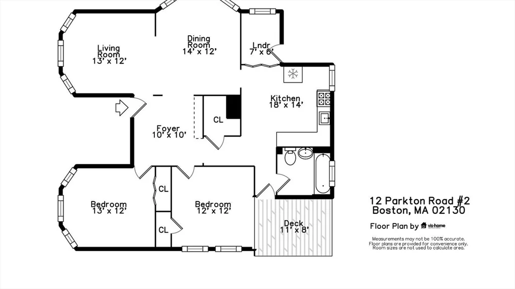 2 bed, 1 bath apartment for rent at 12 Parkton Rd Unit 2, Jamaica Plain — photo 22 of 22