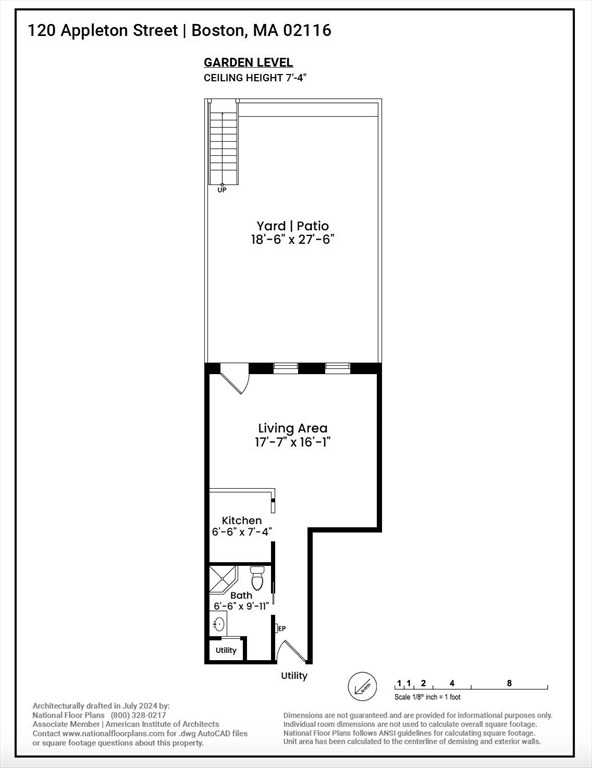 Studio bed, 1 bath apartment for rent at 120 Appleton Unit Studio, South End — photo 4 of 4
