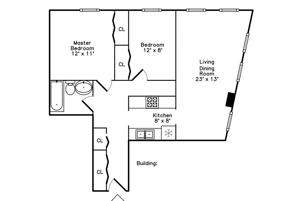 2 bed, 1 bath apartment for rent at 120 Commercial St Unit 3-2, Waterfront — photo 8 of 8