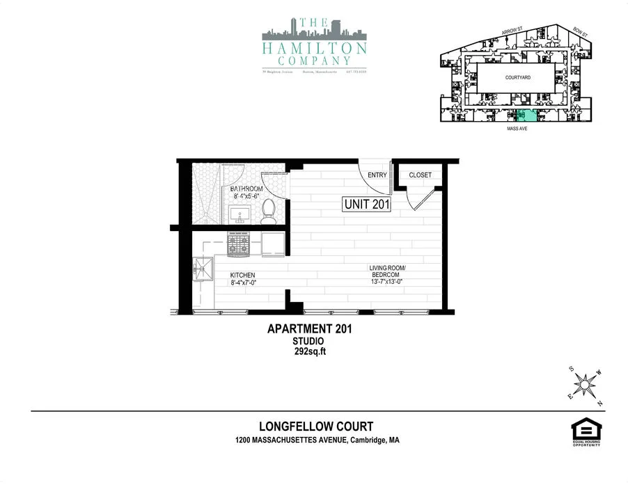 Studio bed, 1 bath apartment for rent at 1200 Massachusetts Ave Unit 201W, Riverside — photo 17 of 17