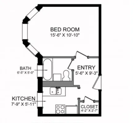 Studio bed, 1 bath apartment for rent at 1203 Boylston St Unit 32, Fenway — photo 1 of 6