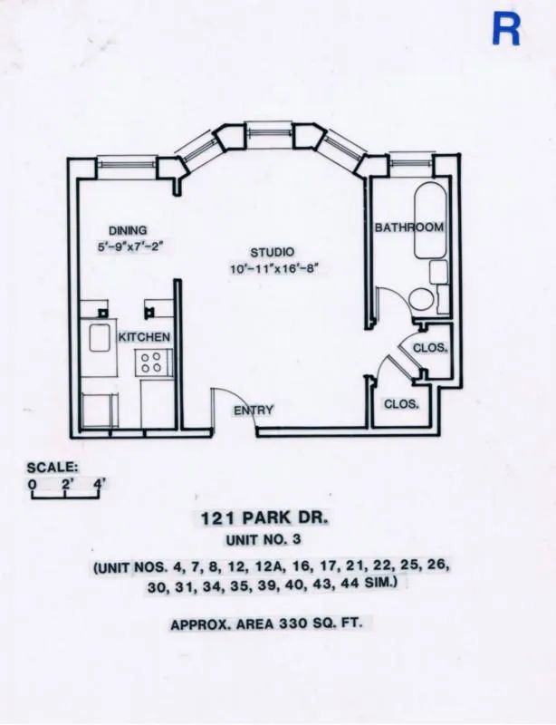 Studio bed, 1 bath apartment for rent at 121 Park Dr Unit 40, Fenway — photo 11 of 11
