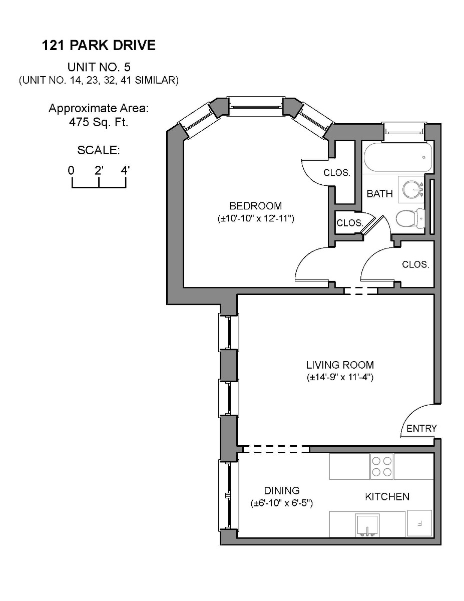 1 bed, 1 bath apartment for rent at 121 Park Dr Unit 5, Fenway — photo 11 of 11