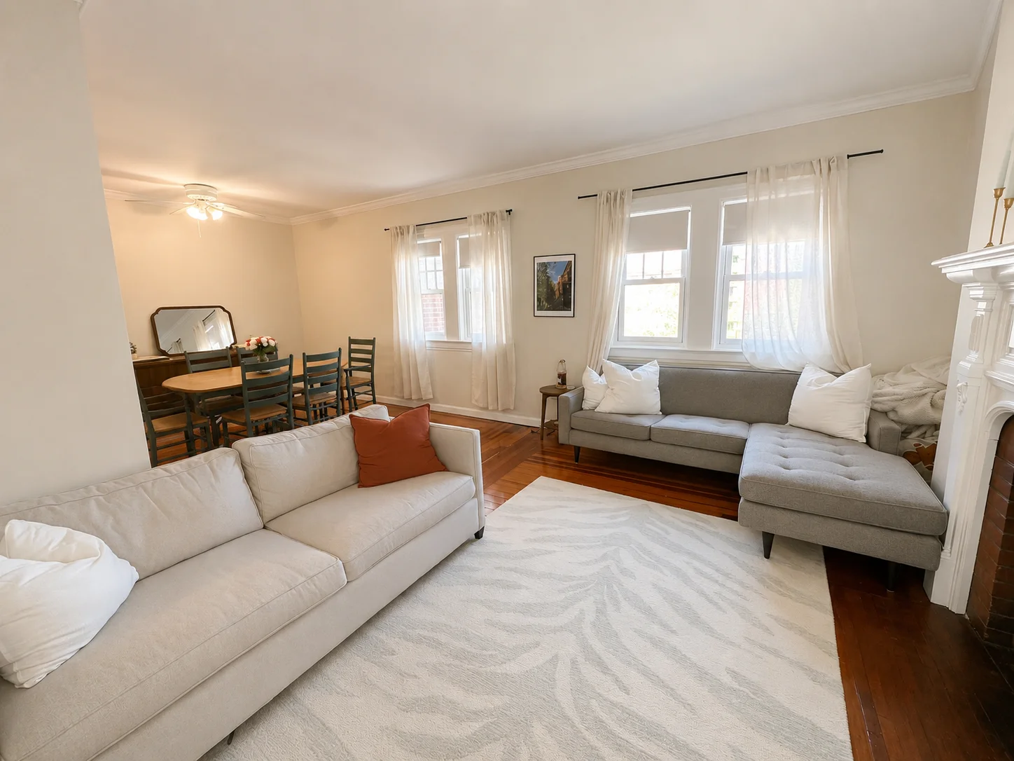 3 bed, 2 bath apartment for rent at 1215 Beacon St Unit 7, Coolidge Corner