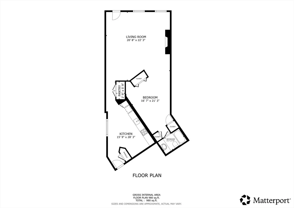 1 bed, 1 bath apartment for rent at 122 Fulton St Unit 16, North End — photo 6 of 6