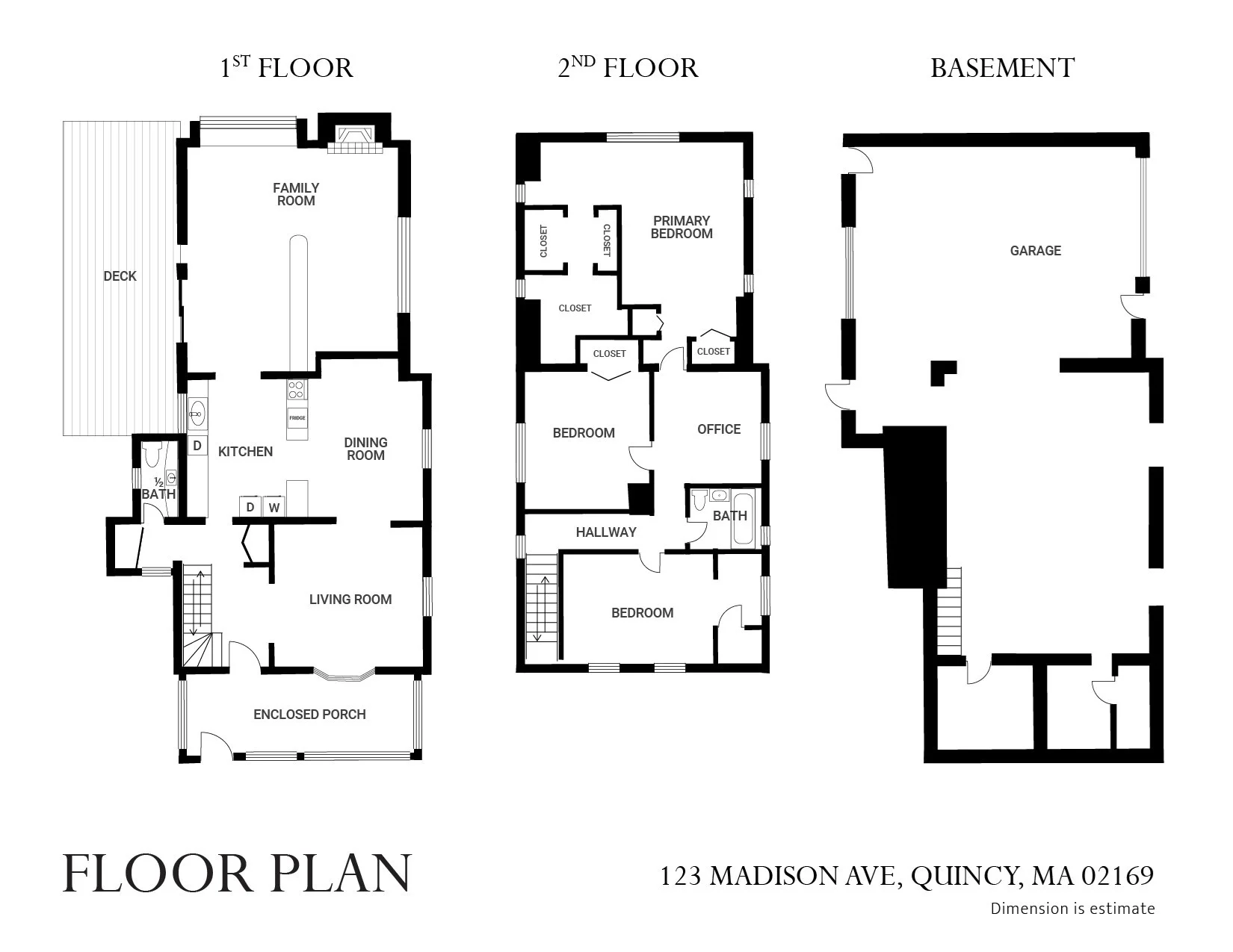 3 bed, 1 bath apartment for rent at 123 Madison Ave Unit 123, Quincy — photo 24 of 24