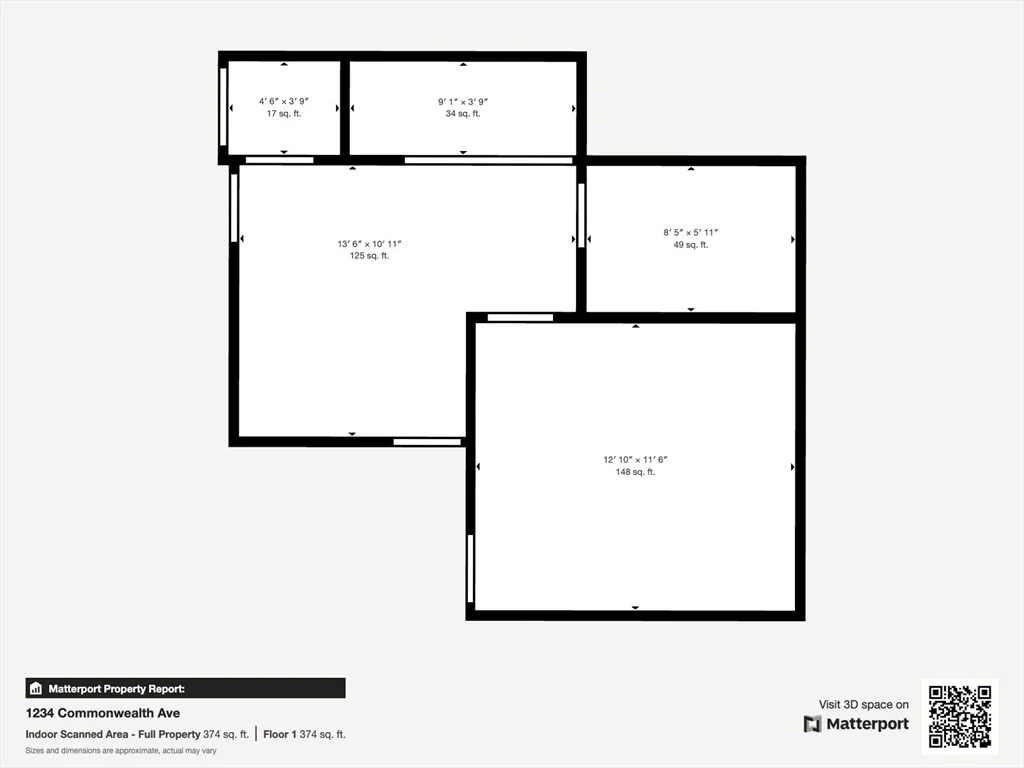 1 bed, 1 bath apartment for rent at 1234 Commonwealth Ave Unit 20, Brighton — photo 9 of 9