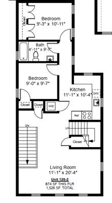 4 bed, 2 bath apartment for rent at 124 Columbia St Unit 2, The Port — photo 16 of 17