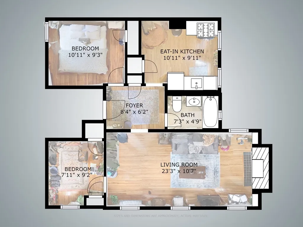 2 bed, 1 bath apartment for rent at 125 Myrtle St Unit 4, Beacon Hill