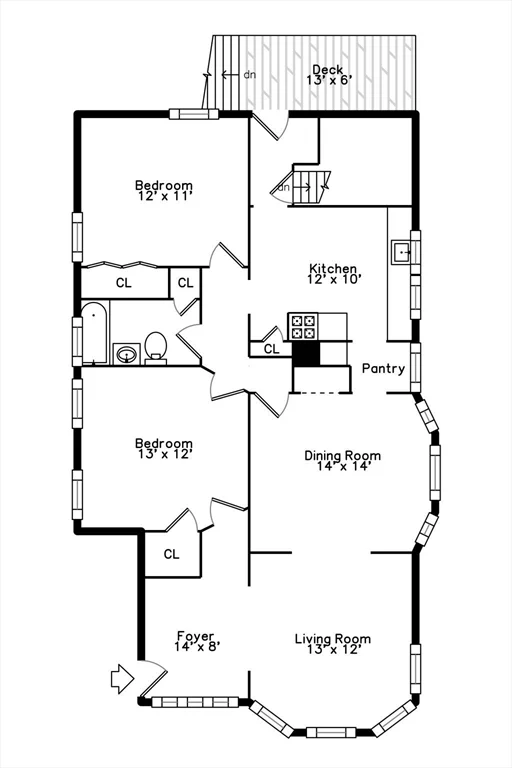2 bed, 1 bath apartment for rent at 125 Winsor Ave Unit 1, East Watertown — photo 13 of 13