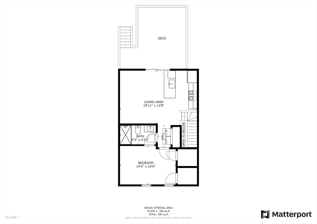 1 bed, 1 bath apartment for rent at 126 Princeton St Unit 3, East Boston — photo 8 of 8