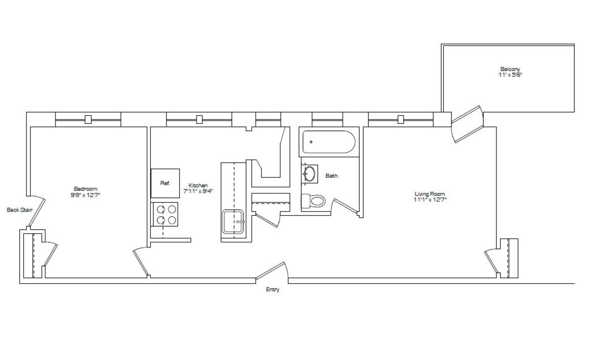 1 bed, 1 bath apartment for rent at 127 Washington St Unit 35, Brighton — photo 8 of 9