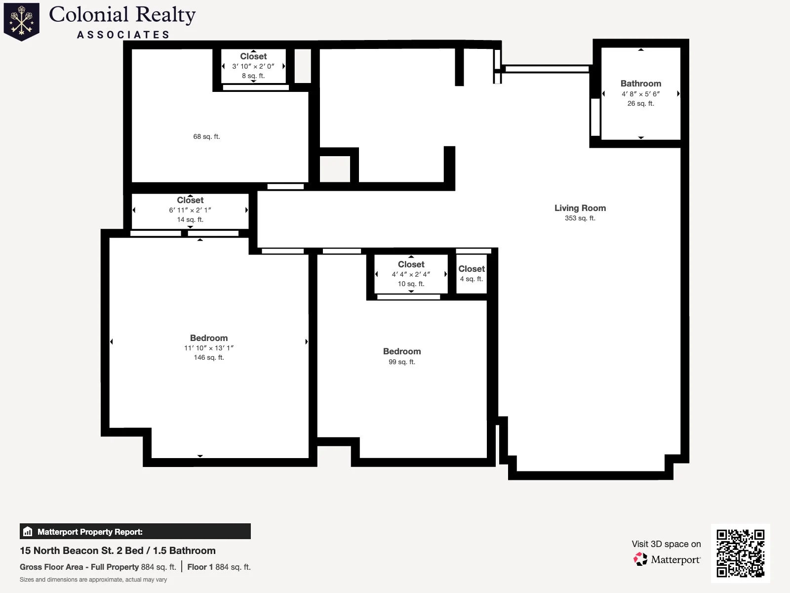 2 bed, 1.5 bath apartment for rent at 13 North Beacon St Unit 348, Allston — photo 6 of 6