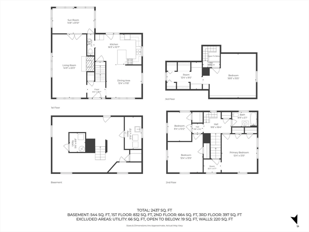 4 bed, 1 bath apartment for rent at 13 Sapphire Rd, Marblehead — photo 37 of 38