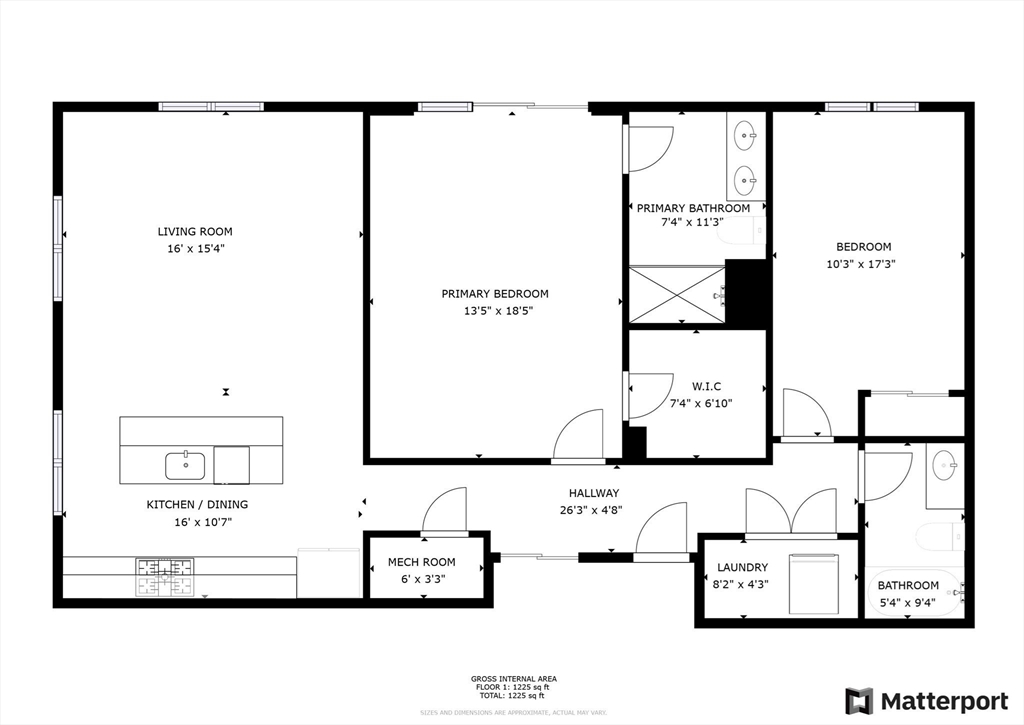 2 bed, 2 bath apartment for rent at 131 Eliot St Unit 311, Milton — photo 12 of 13