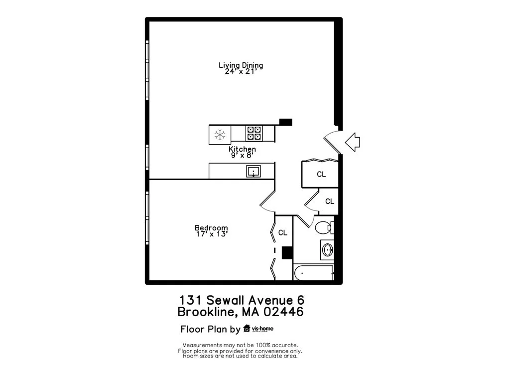 1 bed, 1 bath apartment for rent at 131 Sewall Ave Unit 6, Coolidge Corner — photo 21 of 21