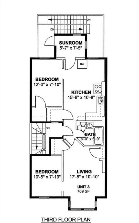 1 bed, 1 bath apartment for rent at 133 Eutaw St Unit 3, Eagle Hill — photo 6 of 7