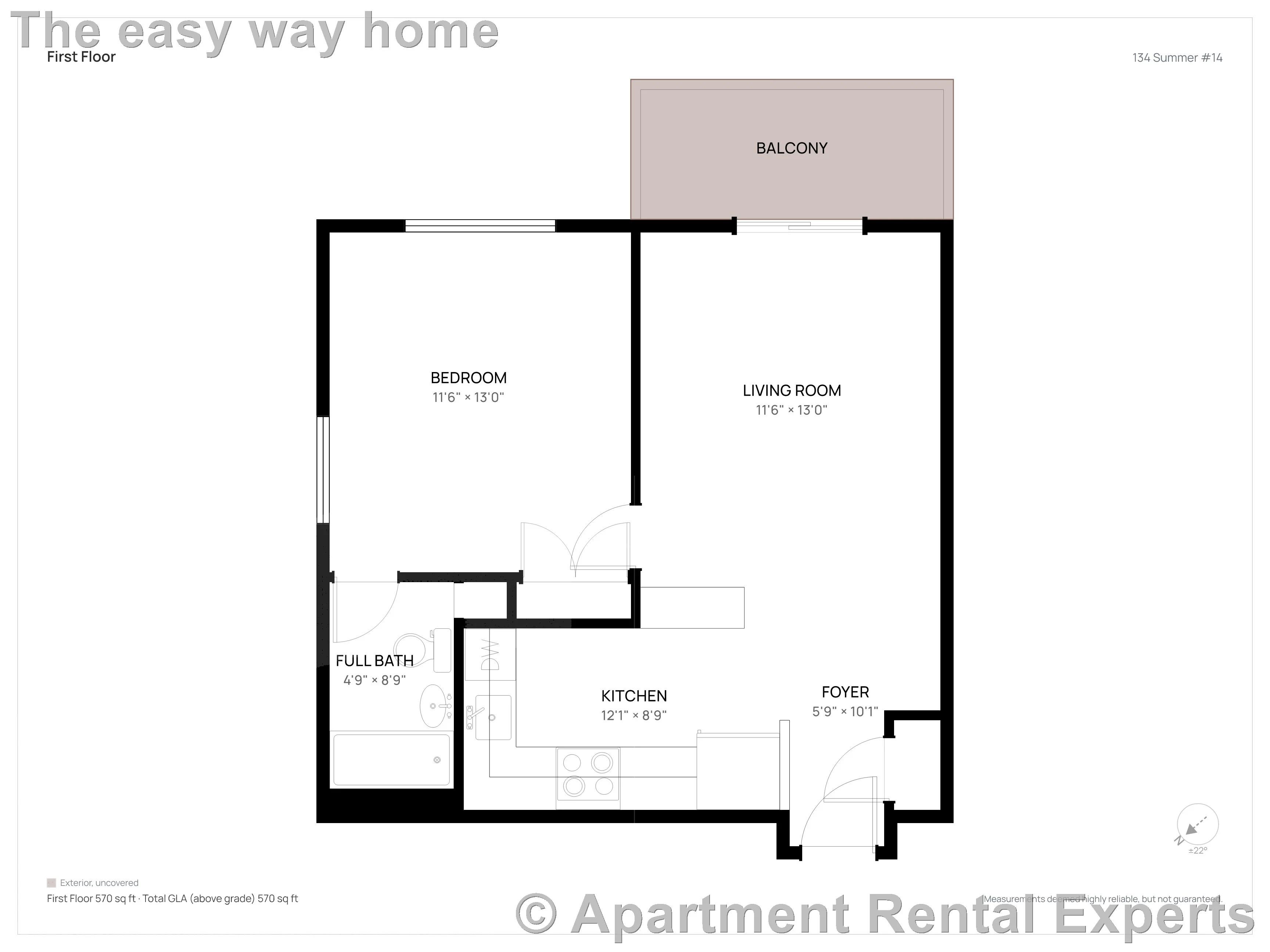 1 bed, 1 bath apartment for rent at 134 Summer St Unit 14, Malden Center — photo 22 of 22