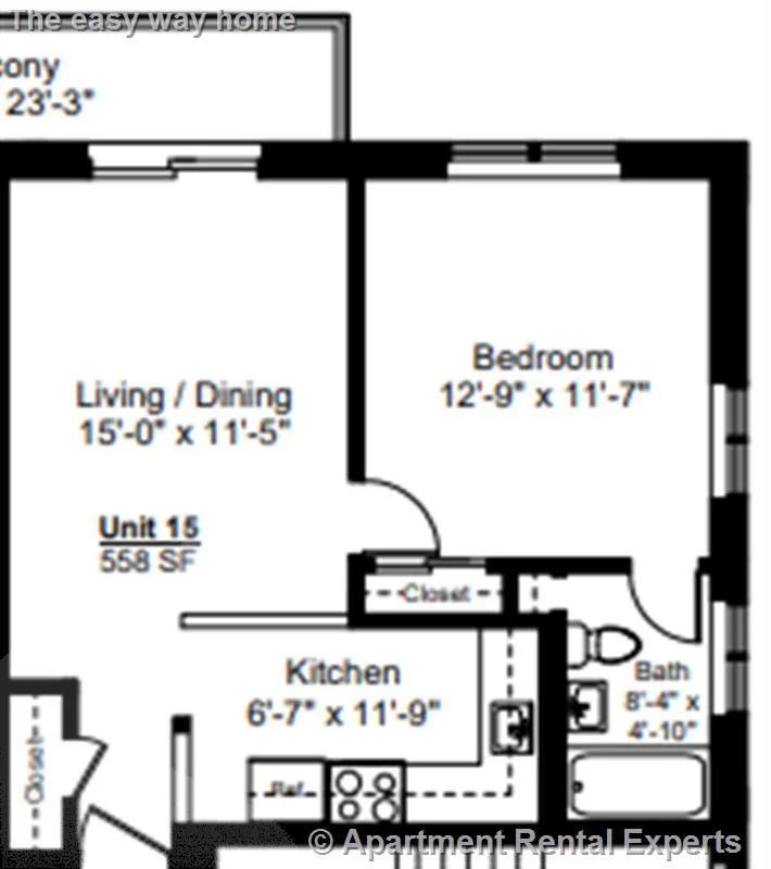 1 bed, 1 bath apartment for rent at 134 Summer St Unit 15, Malden Center — photo 13 of 15