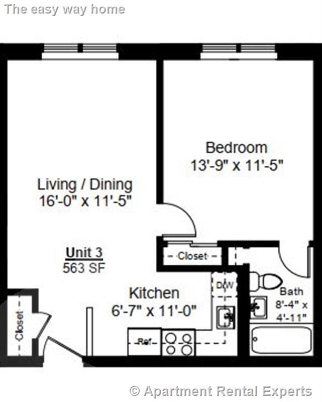 1 bed, 1 bath apartment for rent at 134 Summer St Unit 3, Malden Center — photo 10 of 11