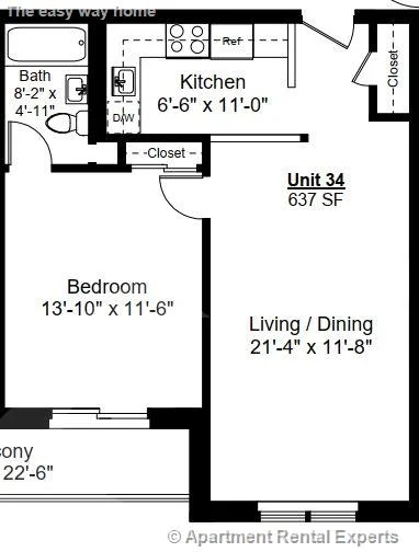 1 bed, 1 bath apartment for rent at 134 Summer St Unit 34, Malden Center — photo 14 of 14