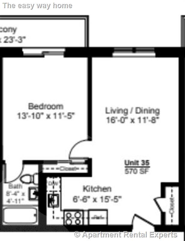1 bed, 1 bath apartment for rent at 134 Summer St Unit 35, Malden Center — photo 7 of 8