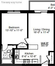1 bed, 1 bath apartment for rent at 134 Summer St Unit 37, Malden Center — photo 21 of 21