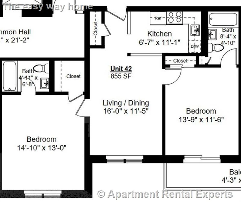 2 bed, 2 bath apartment for rent at 134 Summer St Unit 42, Malden Center — photo 17 of 17