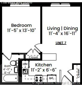 1 bed, 1 bath apartment for rent at 134 Summer St Unit 7, Malden Center — photo 9 of 9
