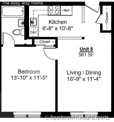 1 bed, 1 bath apartment for rent at 134 Summer St Unit 8, Malden Center — photo 12 of 12
