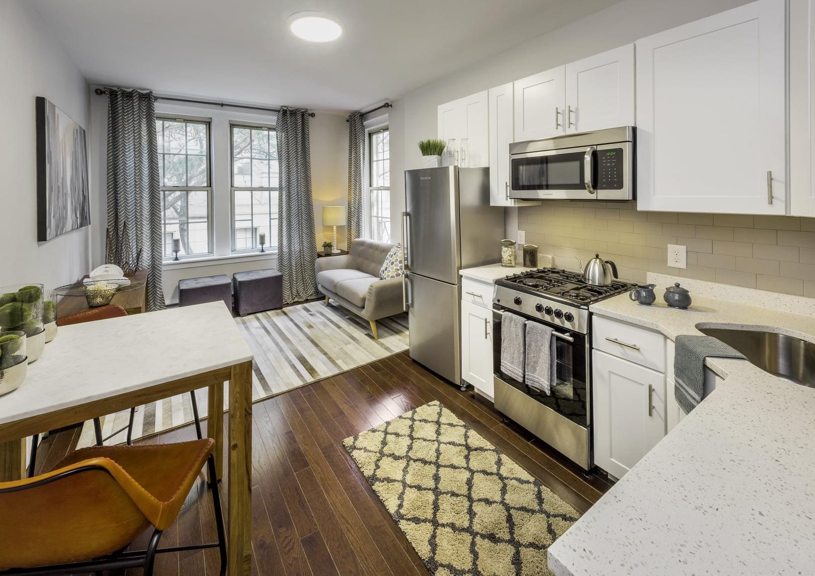 2 bed, 1 bath apartment for rent at 14 Clearway St Unit 7, Back Bay