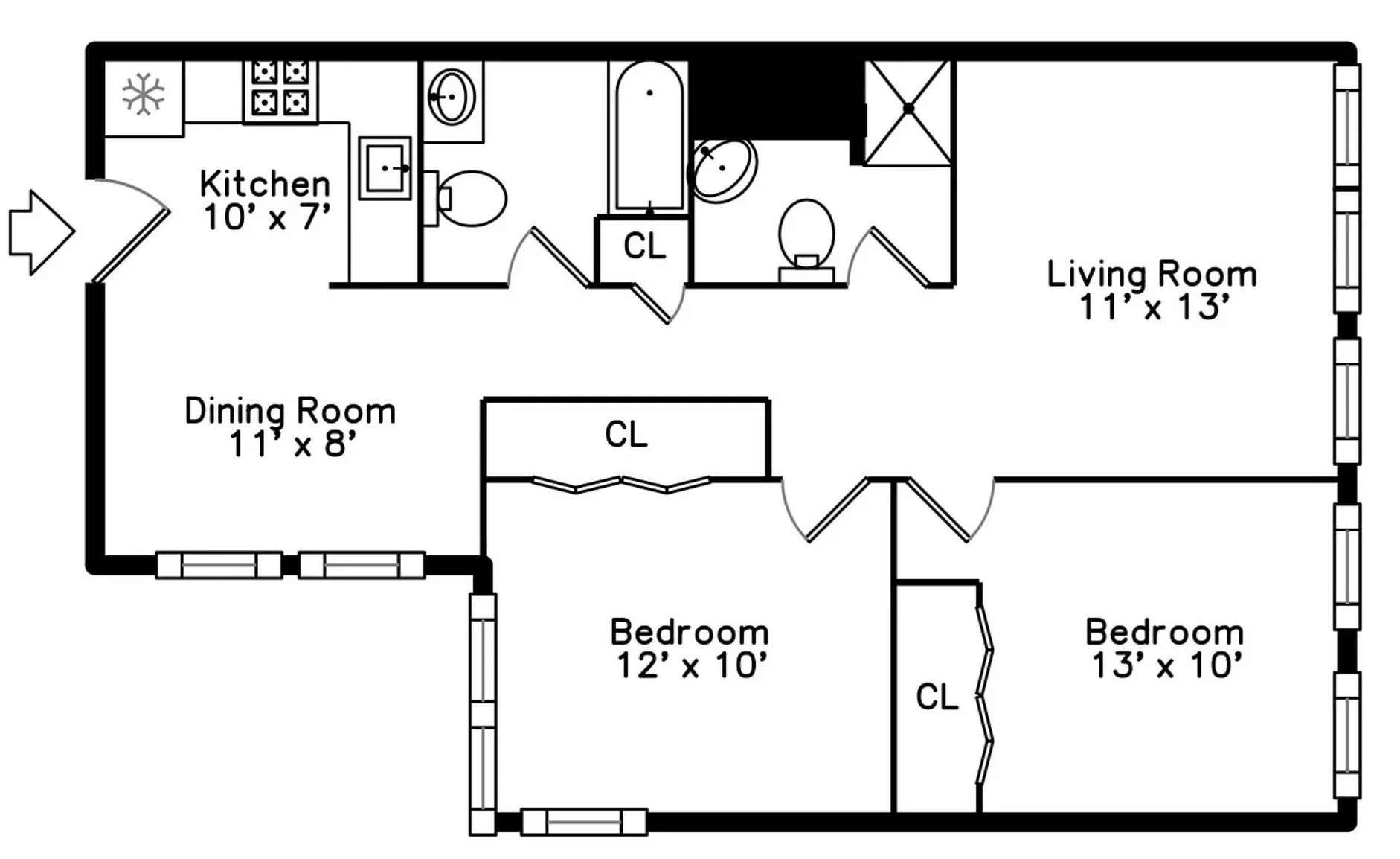 2 bed, 2 bath apartment for rent at 14 Hancock St Unit 4, Beacon Hill — photo 26 of 26
