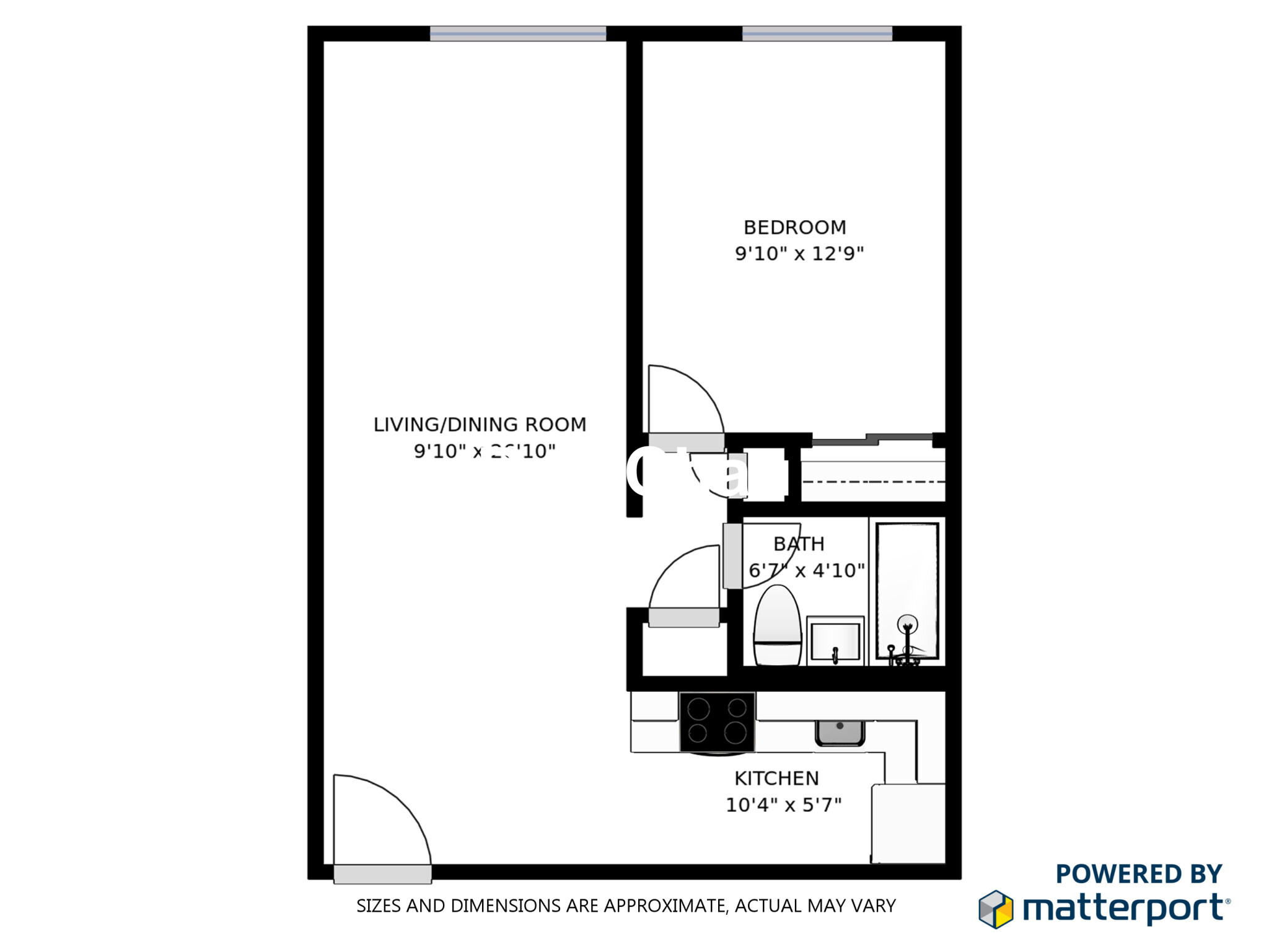 1 bed, 1 bath apartment for rent at 14 Murdock St Unit 205, Magoun Square — photo 7 of 9