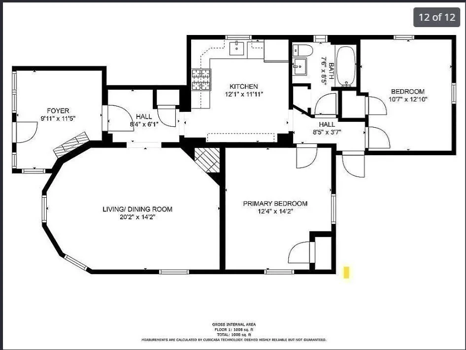 2 bed, 1 bath apartment for rent at 14 Perkins St Unit 1, Winthrop — photo 11 of 11