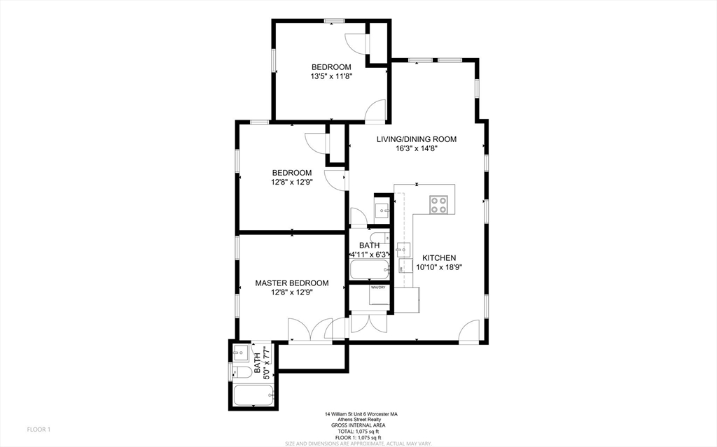3 bed, 2 bath apartment for rent at 14 William St Unit 6, Worcester — photo 37 of 37