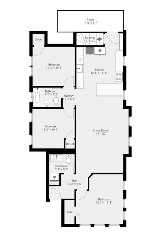 5 bed, 2 bath apartment for rent at 142 Warren St Unit 142, Arlington — photo 34 of 35