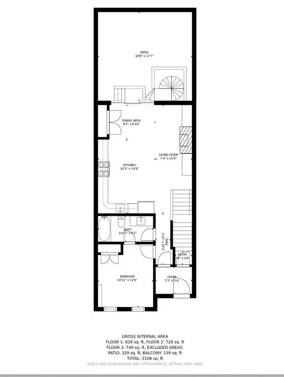 3 bed, 3 bath apartment for rent at 142 West 8th St Unit 1, South Boston — photo 16 of 17