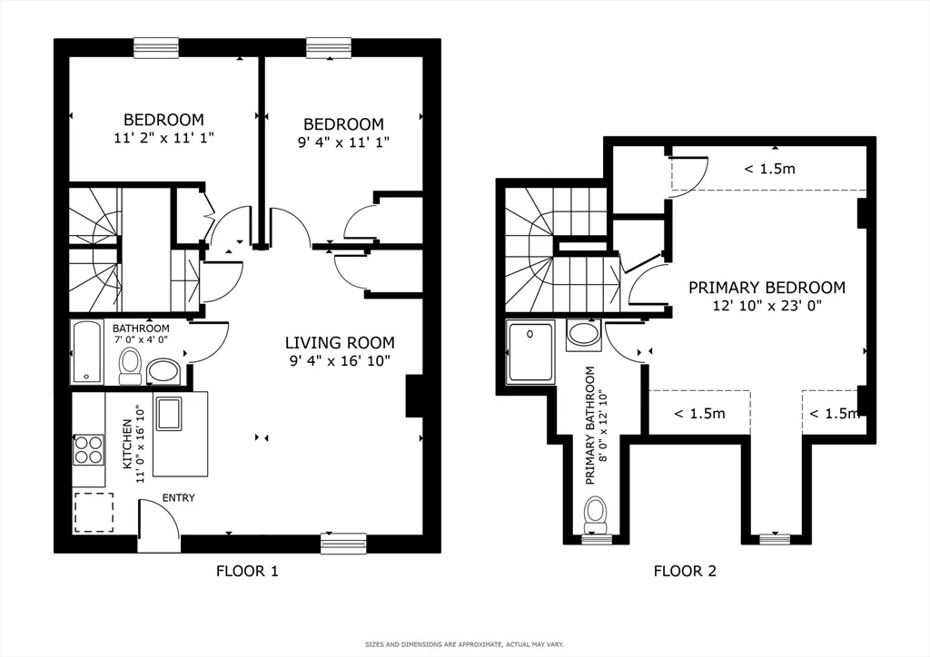 3 bed, 2 bath apartment for rent at 143 Everett St Unit 3, East Boston — photo 12 of 12