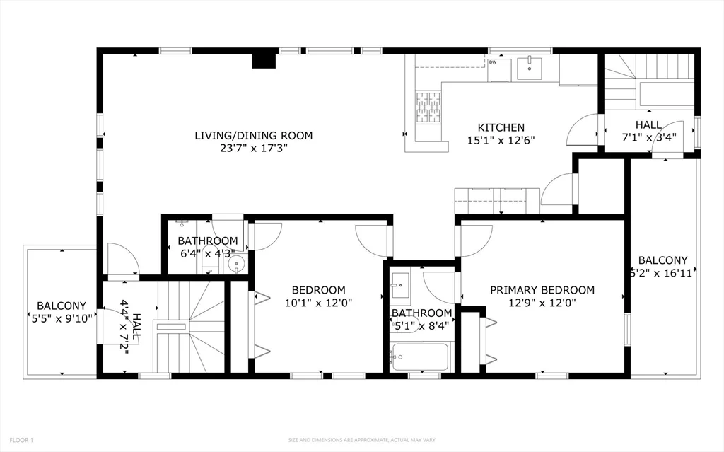 2 bed, 2 bath apartment for rent at 143 Williams St Unit 3, Jamaica Plain — photo 18 of 18