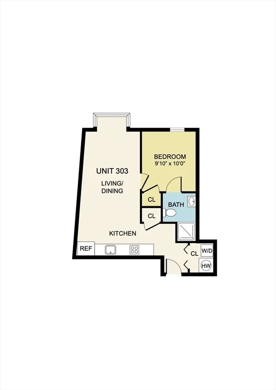 1 bed, 1 bath apartment for rent at 144 Old Colony Ave Unit 303, South Boston — photo 9 of 9