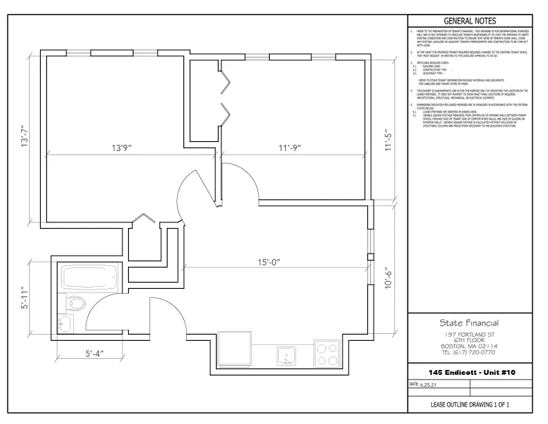 2 bed, 1 bath apartment for rent at 145 Endicott St Unit 10, North End