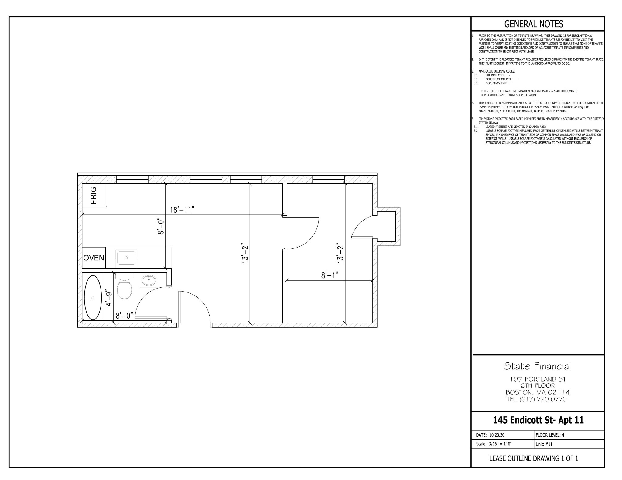 1 bed, 1 bath apartment for rent at 145 Endicott St Unit 11, North End