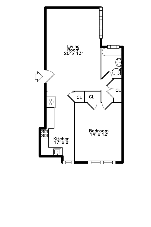 1 bed, 1 bath apartment for rent at 1450 Beacon St Unit 603, Brookline — photo 23 of 23
