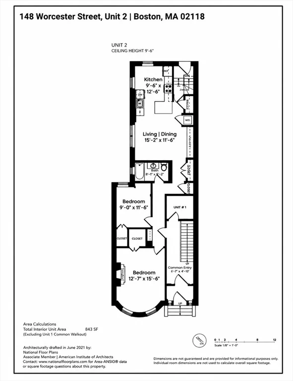 2 bed, 1 bath apartment for rent at 148 Worcester St Unit 2, South End — photo 10 of 10