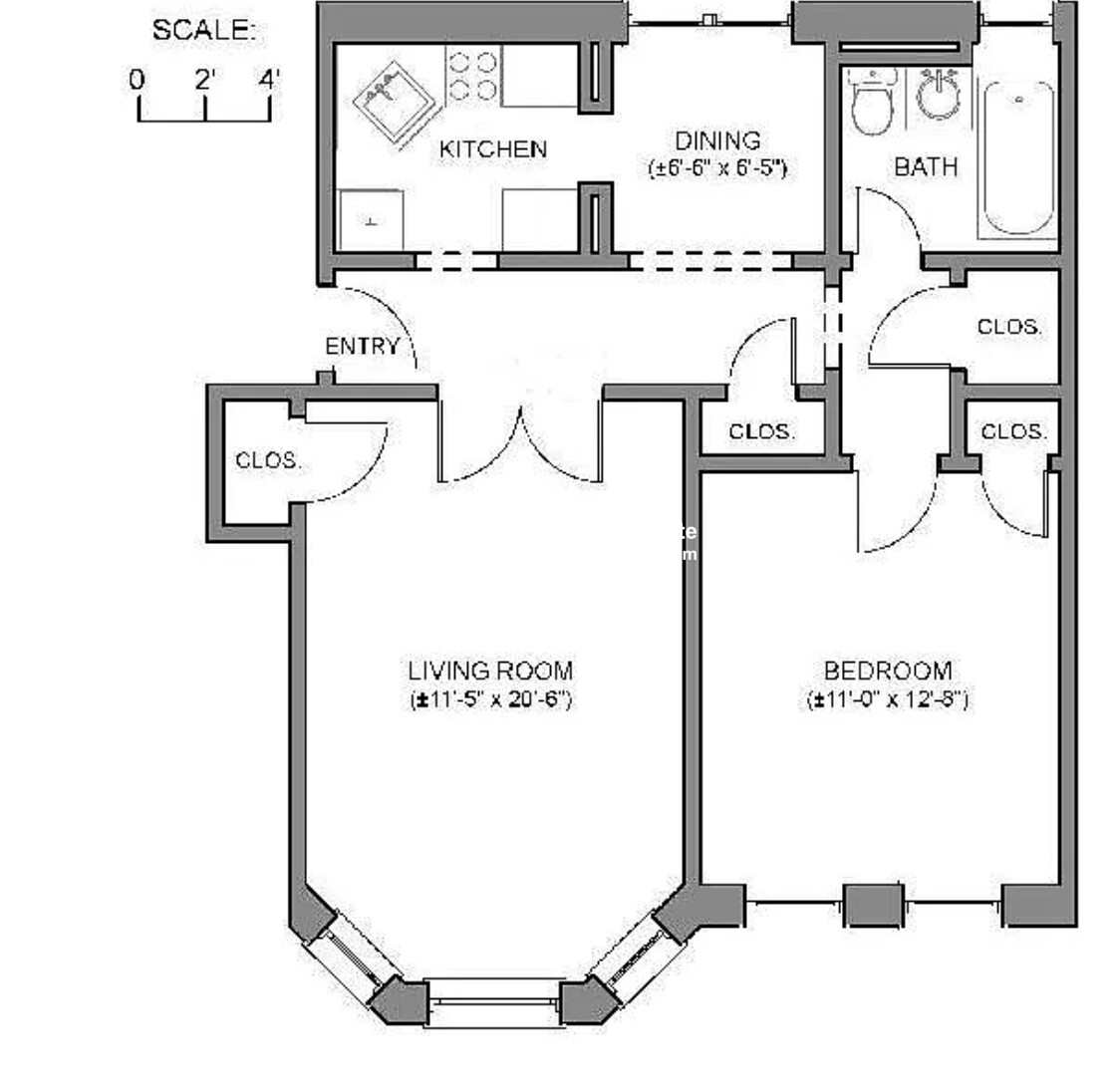 2 bed, 1 bath apartment for rent at 149 Park Dr Unit 2, Fenway — photo 8 of 10