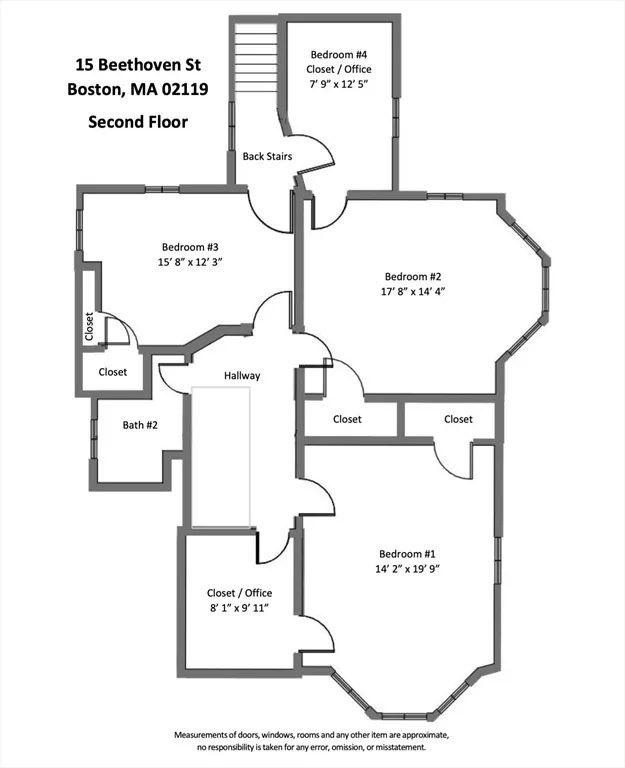 3 bed, 2 bath apartment for rent at 15 Beethoven St, Jamaica Plain — photo 14 of 14